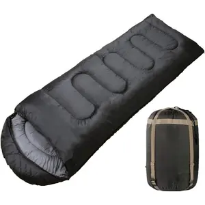 3-4 Season Sleeping Bag  Adults & Kids, Lightweight Warm Cold Weather Camping Bag with Waterproof Compression Sack – Portable  Hiking, Backpacking, Traveling & Outdoor Adventures
