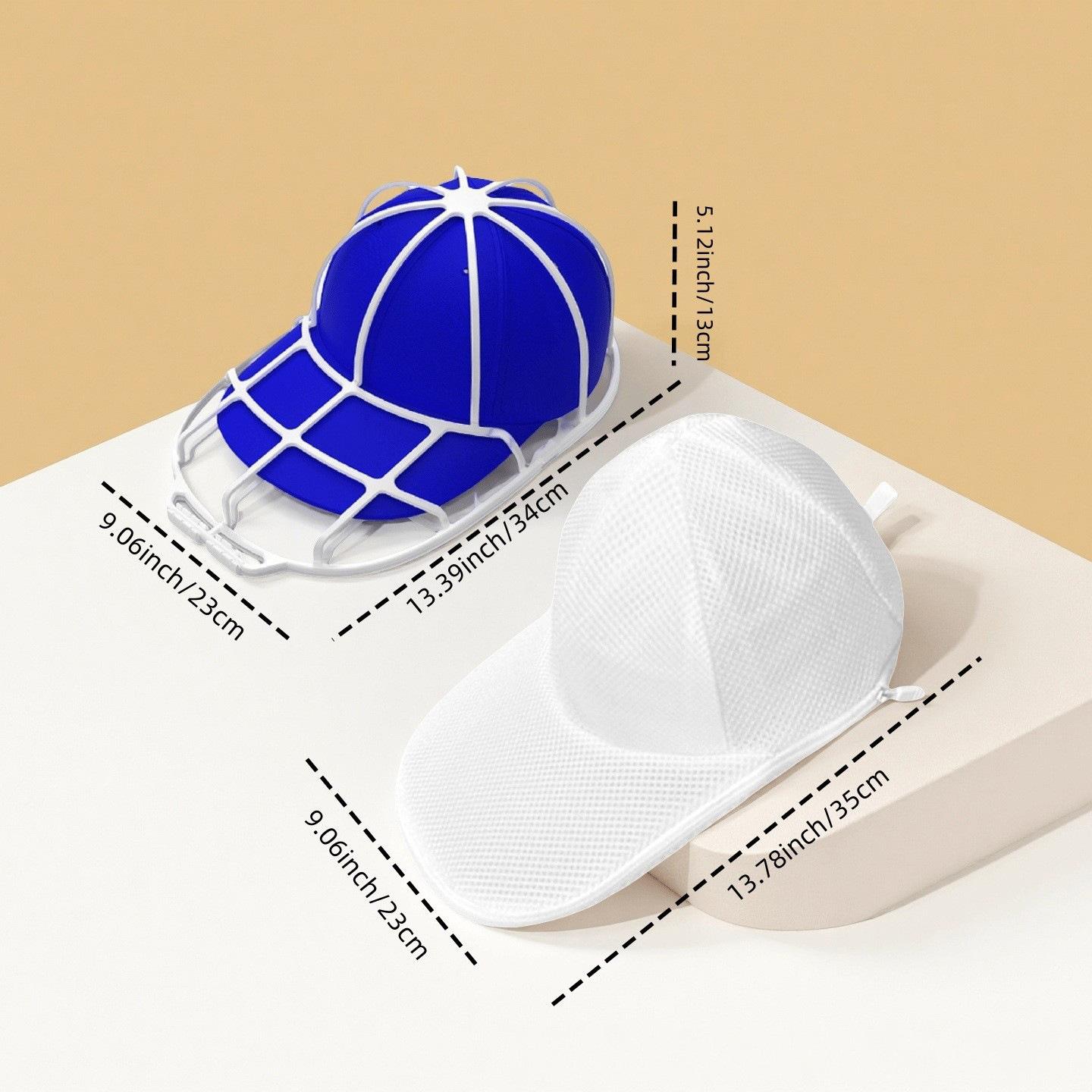 Hat Washer Cage for Washing Machine, Baseball Cap Cleaner Frame, Cap Shaper & Hat Protector