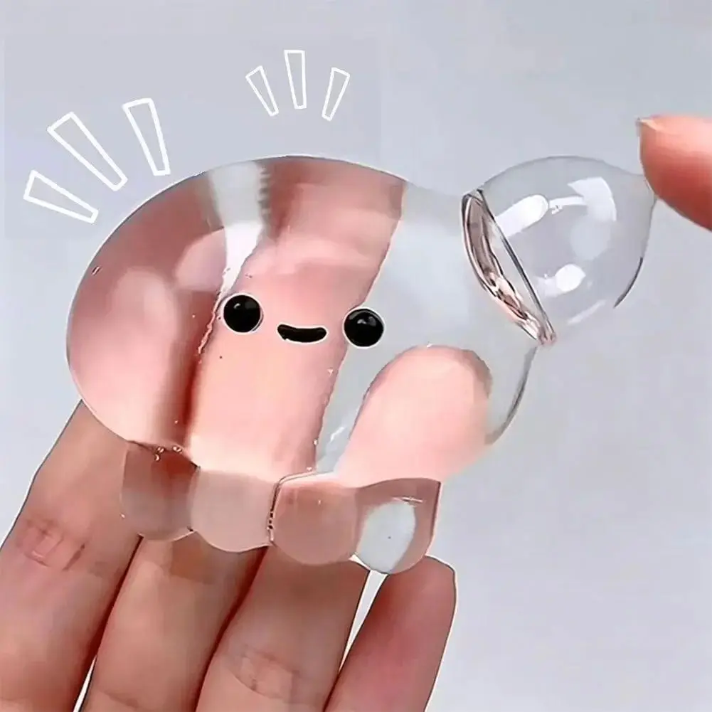 Squishy Bubble Pop Fidget Toy, Squeeze Sensory Ball & Octopus Popper, Anti-Anxiety Toy for Adults Kids, ASMR Fun Party Gift