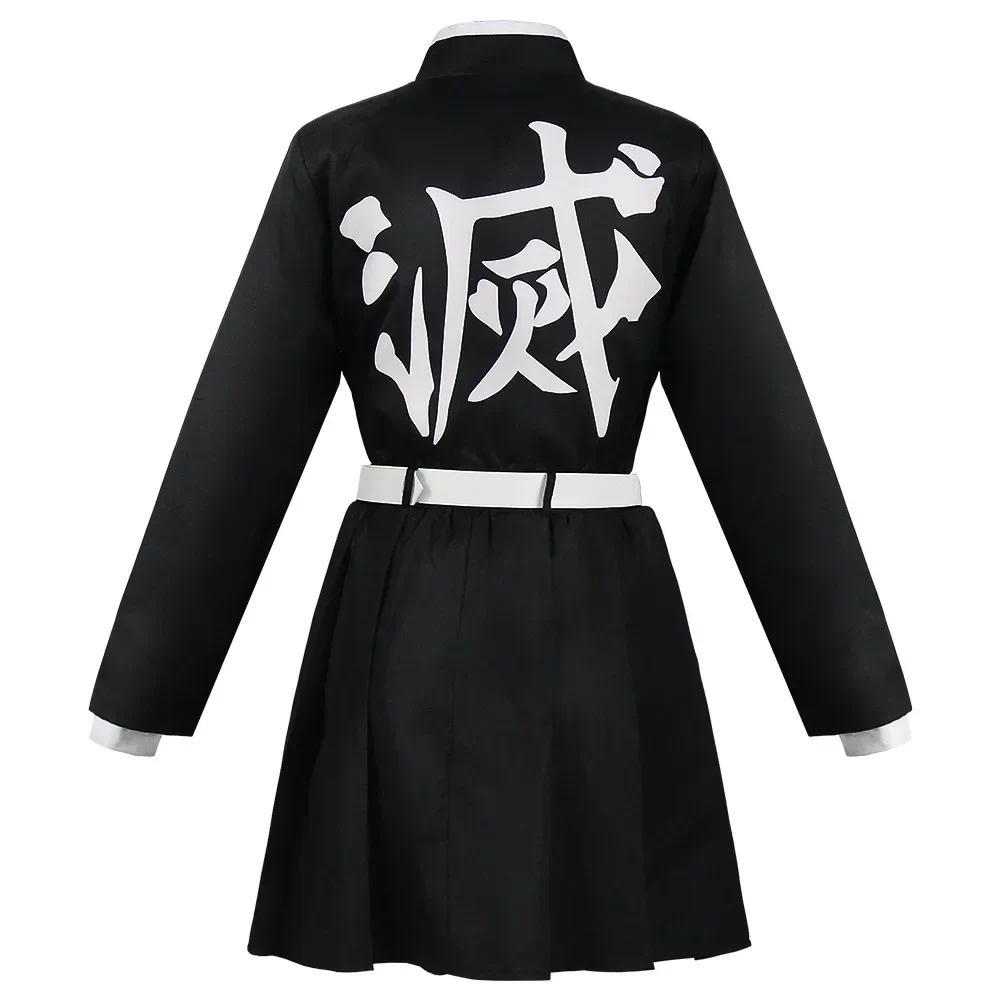 Adult Kids Demon Slayer Kimetsu No Yaiba Anime Kimono Kanroji Mitsuri Cosplay Costume Kisatsutai Sexy Women Halloween Clothes