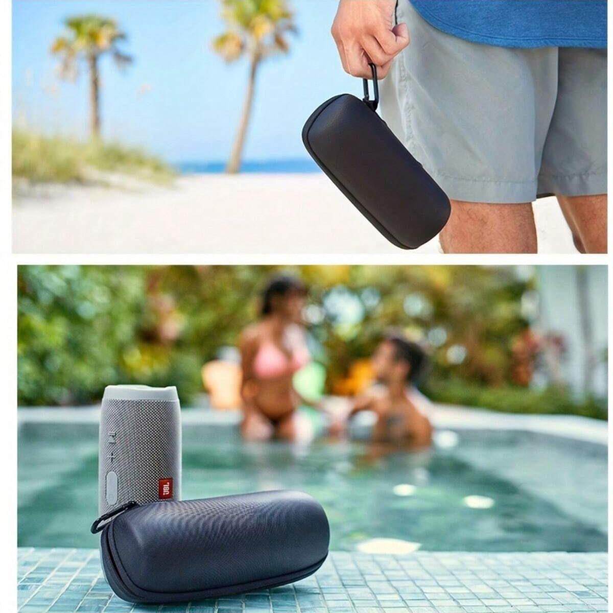 Eva Speaker Protective Case for Jbl Flip 3/4/5/6, Shockproof Portable Bag with Handle, Outdoor Storage Organizer