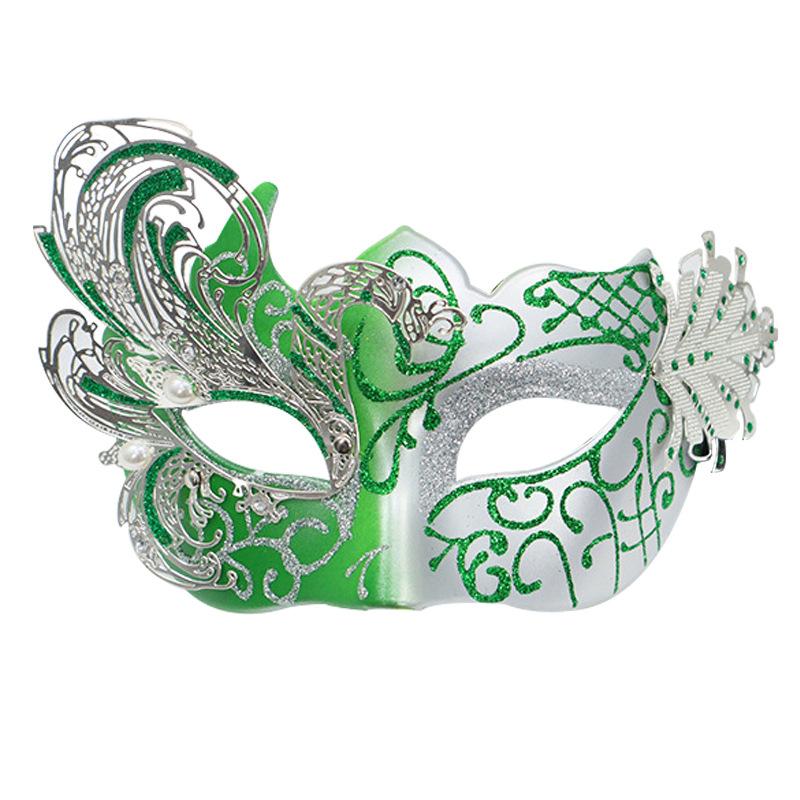 Women’s Rhinestone Venetian Half Face , Luxury Masquerade Eye  for Carnival, Party & Club Night domino