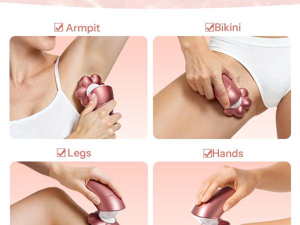 HiBig 7D Electric Legs & Body Shaver for Women - 5-in-1 Lady Grooming Kit for Bald Head, Legs & Armpits, Waterproof Rechargeable Painless Razor, Cordless Shaver with Floating Heads, Ideal Gift for Her HiBig 7D Electric Legs & Body Shaver for Women - 5-in-1 Lady Grooming Kit for Bald Head, Legs & Armpits, Waterproof Rechargeable Painless Razor, Cordless Shaver with Floating Heads, Ideal Gift for Her