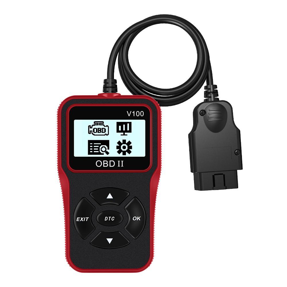 OBD2 Code Reader Scanner, Automotive Scan Tool, Digital Automotive Tester, Multilingual Car Engine Diagnostic Tool with Digital Display, Universal Auto Plug & Play Accessories