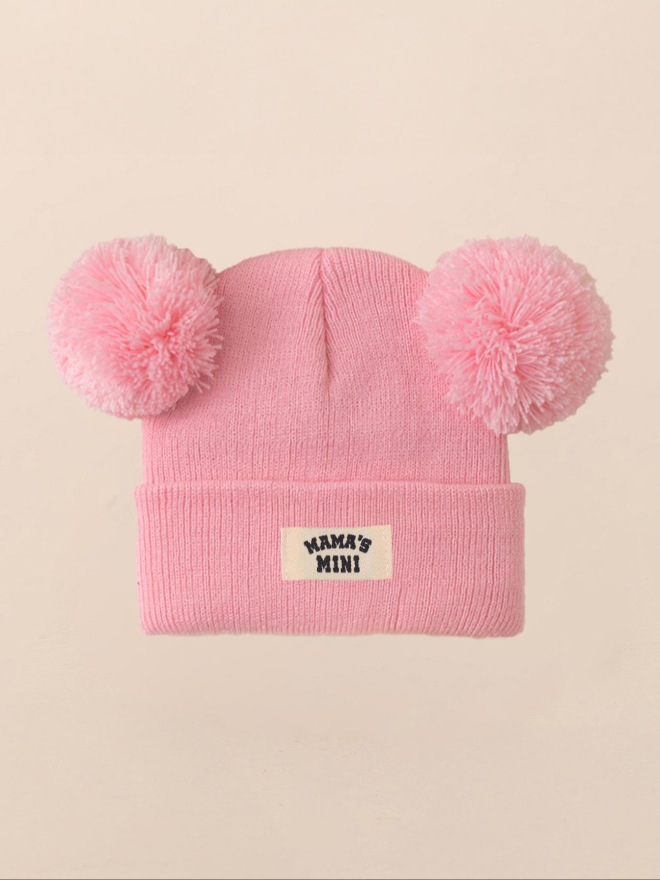 Newborn Knit Hat for Babies 1-3 Years Old, Casual Style Winter Beanie, Knitting Beanie, Warm Outdoor Use, Daily Commute Essential