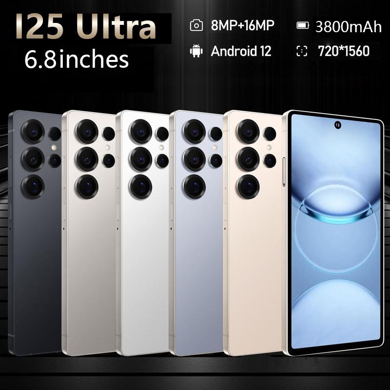 I25 Ultra 6.8-inch smartphone, 4G network Touchscreen smartphone with stylus, dual SIM dual standby, 4G + 64GB large memory, 8+16MP high-definition dual cameras, the perfect gift for holidays and birthdays.