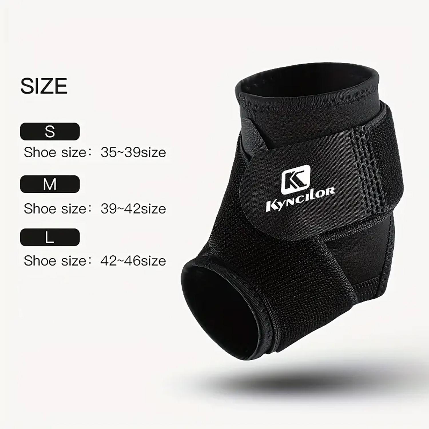Ankle Brace, Adjustable Ankle Support, Ankle Support Sleeve, Sports Ankle Protector for Basketball, Football, Running, Fitness, Ankle Protective Compression