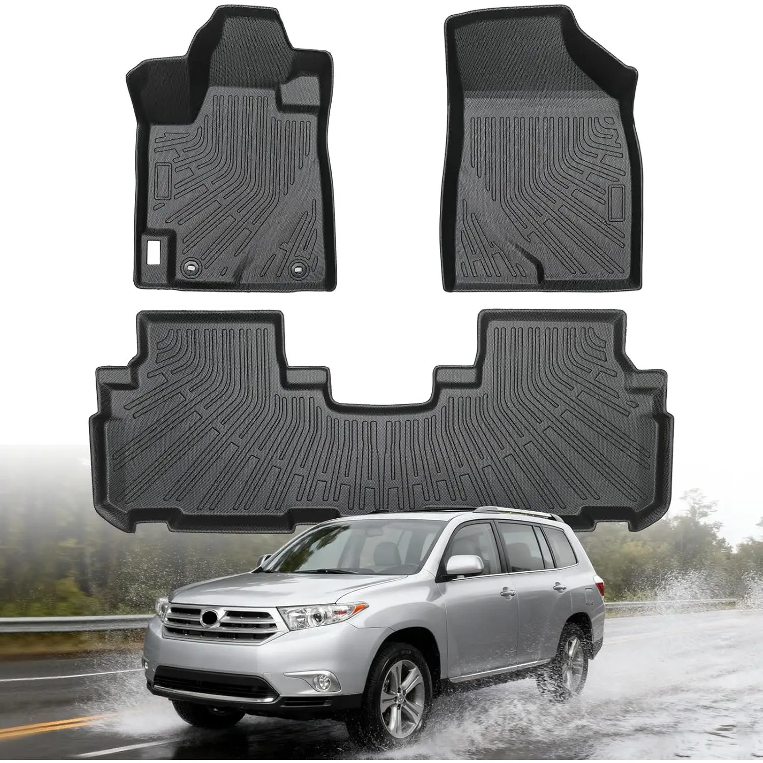 1) For Toyota Highlander | 2008-2013 | 1st & 2nd R
