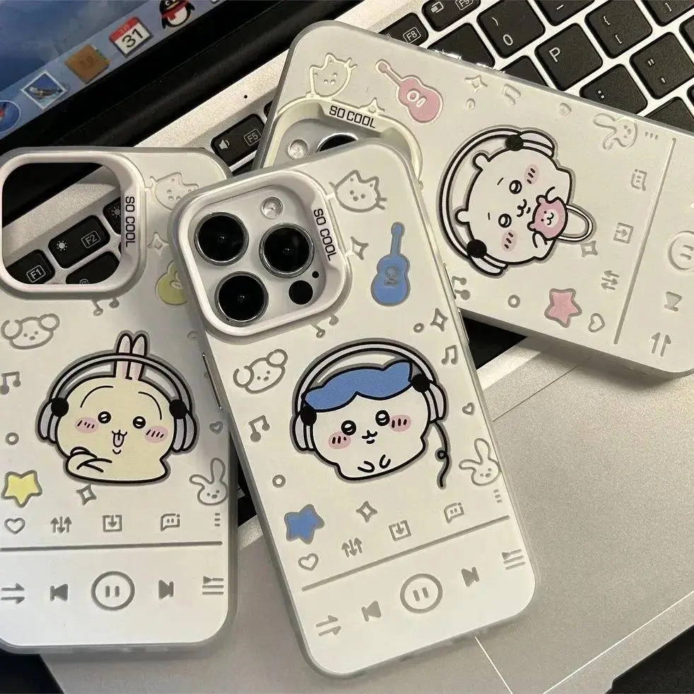 Matte Shockproof Phone Case For Chiikawa Usagi Hachiware For iPhone 17 Air 16 15 14 13 12 11 Pro Max Plus Cute Anime Kawaii Top Gift For Girl