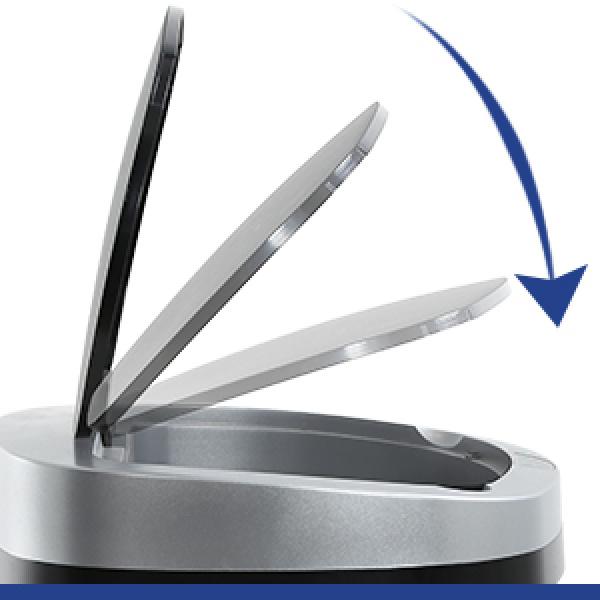 Kitchen Trash Can with Lid, 13 Gallon Automatic Garbage Can for Bathroom Bedroom Home Office 50 Liter Touch Free High-Capacity Brushed Stainless Steel Waste Bin Kitchen Trash Can with Lid, 13 Gallon Automatic Garbage Can for Bathroom Bedroom Home Office 50 Liter Touch Free High-Capacity Brushed Stainless Steel Waste Bin