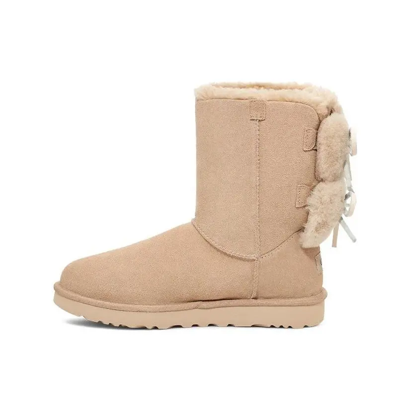 UGG Bailey Two-Layer Cowhide Round Toe Short Snow Boots 1127131-MDSD