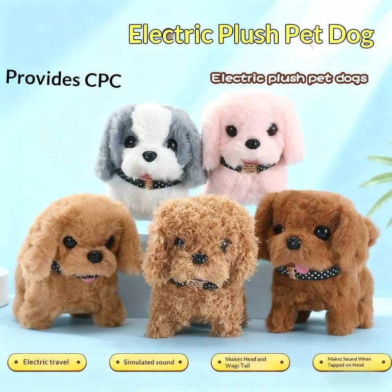 New Realistic Robotic Dog Plush Toy – Interactive Puppy That Walks, Barks & Wags Tail, Adorable Smart Pet Toy for Kids & All Ages, Perfect Christmas Gift for Dog Lovers and Family Fun A good gift for Valentine's Day tail wagging New Realistic Robotic Dog Plush Toy – Interactive Puppy That Walks, Barks & Wags Tail, Adorable Smart Pet Toy for Kids & All Ages, Perfect Christmas Gift for Dog Lovers and Family Fun A good gift for Valentine's Day tail wagging