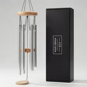 Memorial Wind Chimes for Loss of Loved  - 25 Inch Tone  Wind Chimes with 6 Tuned Tubes - Sympathy Gifts for Loss of Mother, Father, Loved  - Rust-Proof Garden Decor