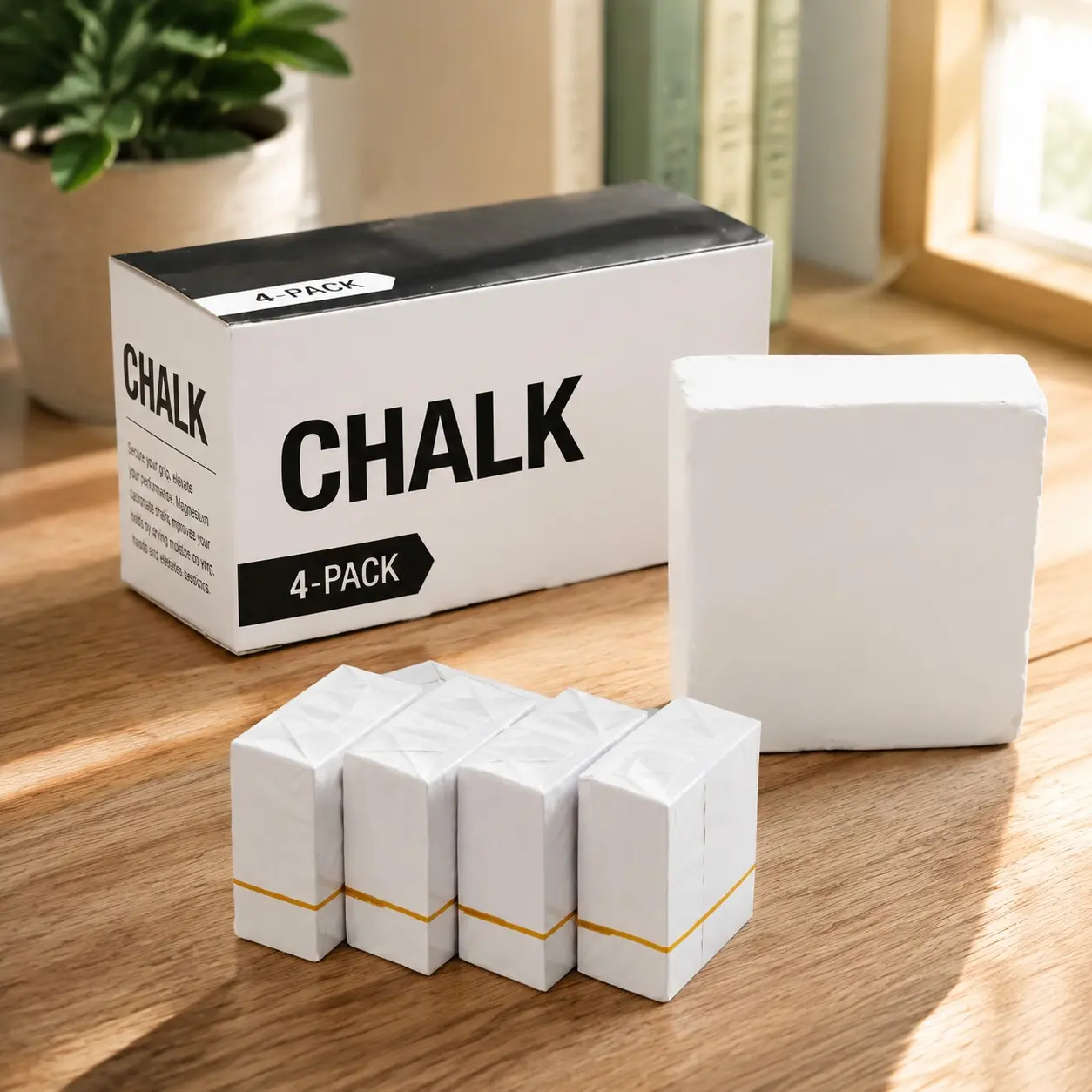 Chalk Block & Chalk Ball for Gymnastics, Rock Climbing, Bouldering, Rings, Weightlifting, Pool Billiards