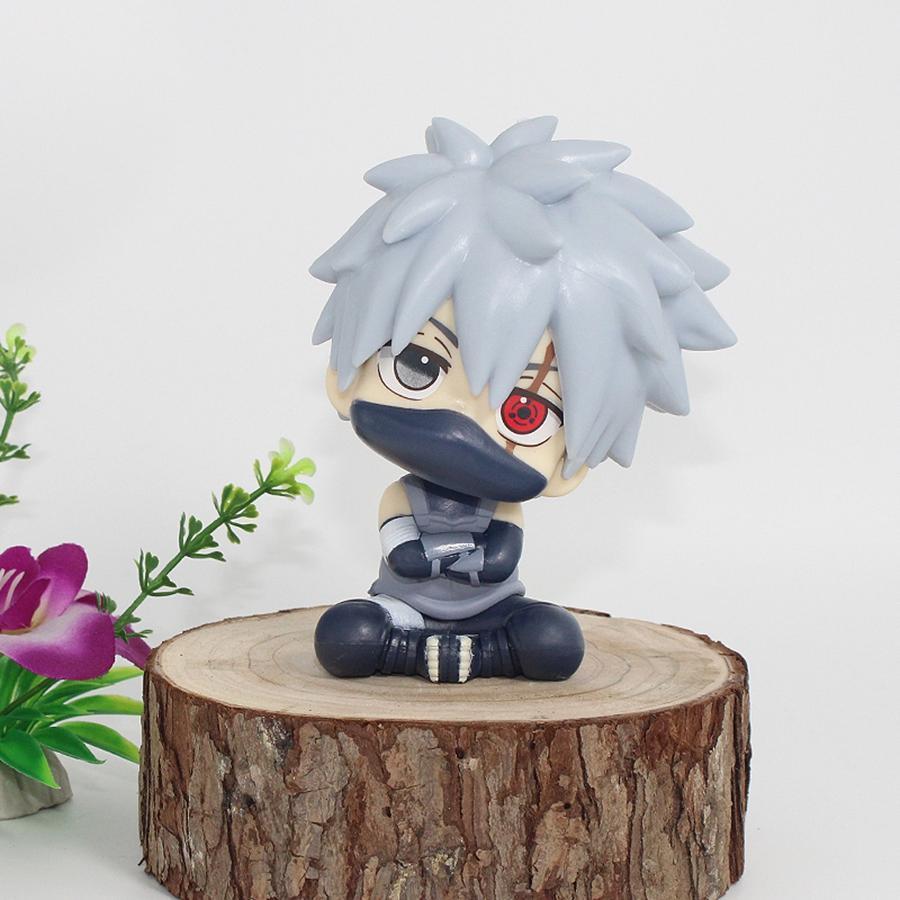 10cm Naruto Anime Figure Naruto Shippuuden Uchiha Itachi Action Figure Q Version Kakashi Figurine PVC Collection Model Doll Toys