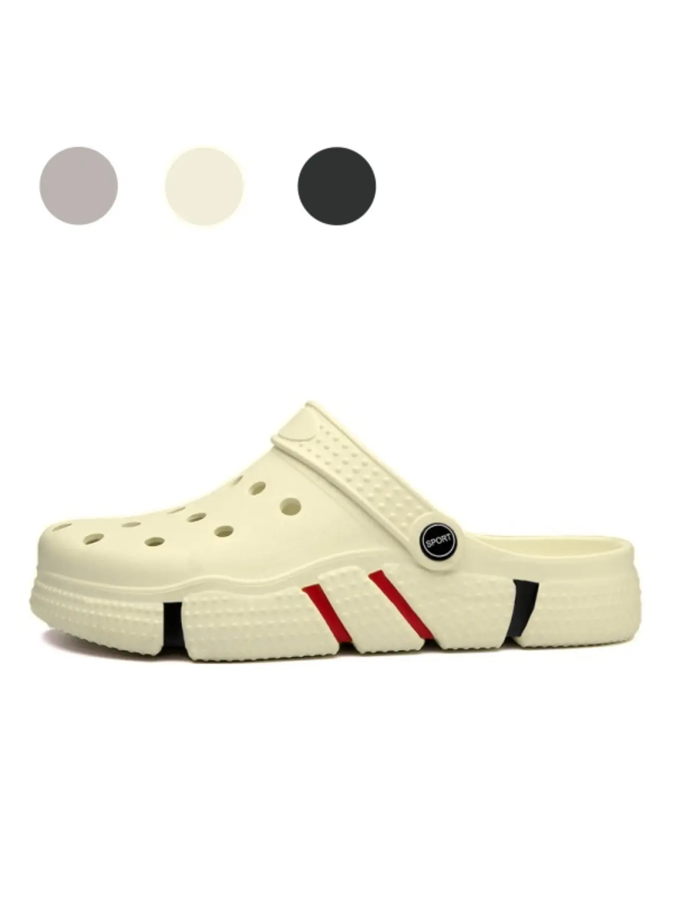 Unisex Colorblock Eva Slippers, Striped Design, Sporty Style, All-Season Comfort, Ideal for Daily Wear & Home Use