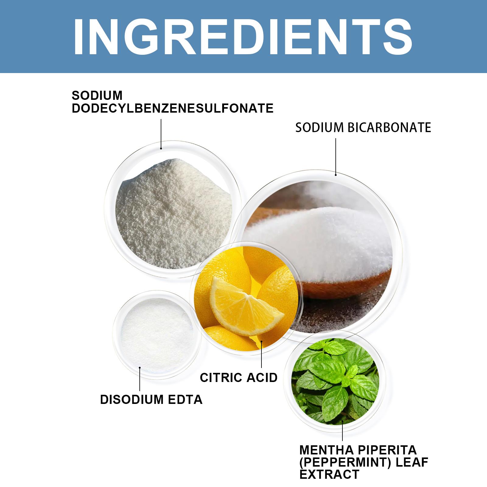 Jue-Fish Multi-Functional Oxygen Cleaning Tablets, Clean Kitchen Heavy Oil Stains Grease Multi-Functional Cleaning Tablets