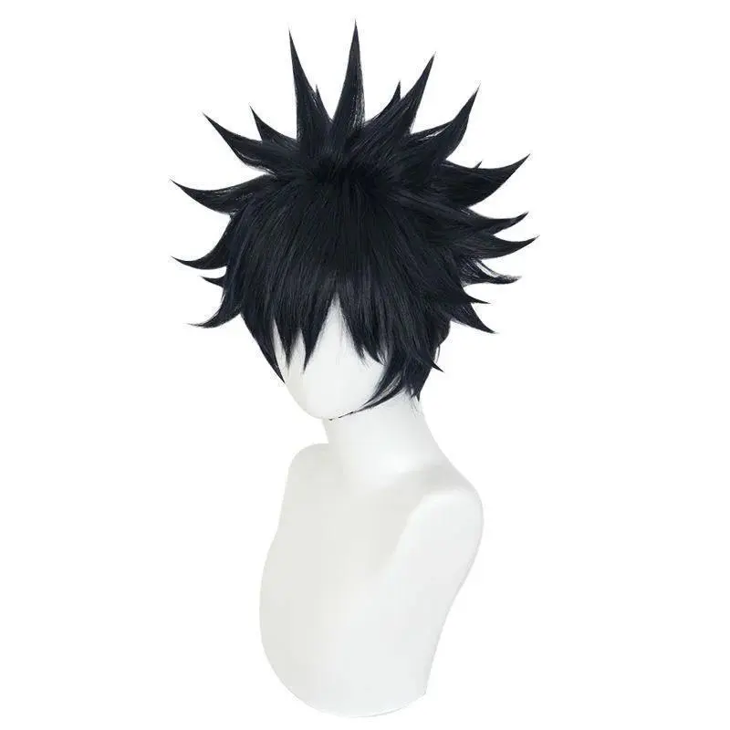 Jujutsu Kaisen Fushiguro Megumi Cosplay Wig Synthetic Short Straight Wig Anime Coser Cute Girl High Quality Wig Halloween Party