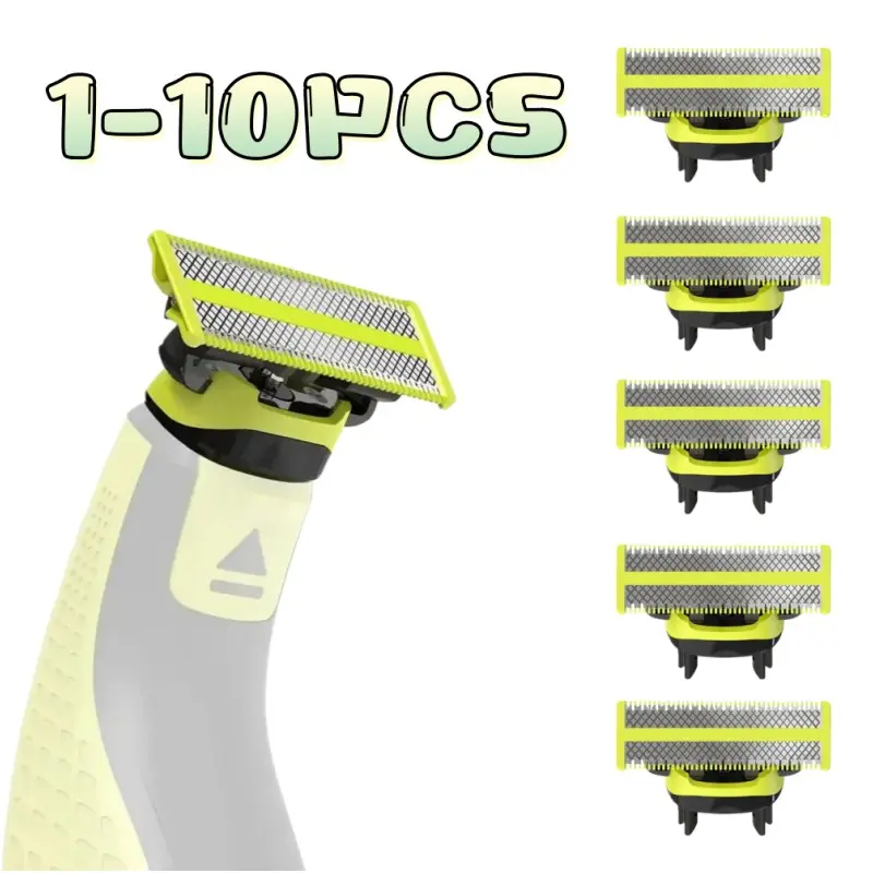 Compatible T-Blade Razor Heads for Qp2523, 2527, 6523, 2520, 2533, 2630, 6520 Models, Replacement Head for Shaving Needs, Shaving Accessories