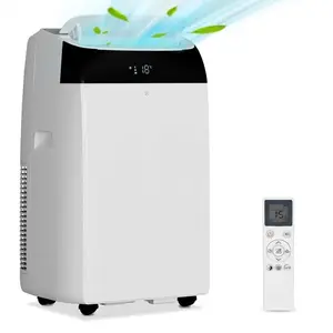 Garvee Ultra-Quiet 14,000 BTU Portable Air Conditioner – 3-in-1 Cooling, Dehumidifier & Fan – Energy Efficient AC for Rooms up to 750 Sq.Ft – Remote Control, 24H Timer, Easy Window Kit – White