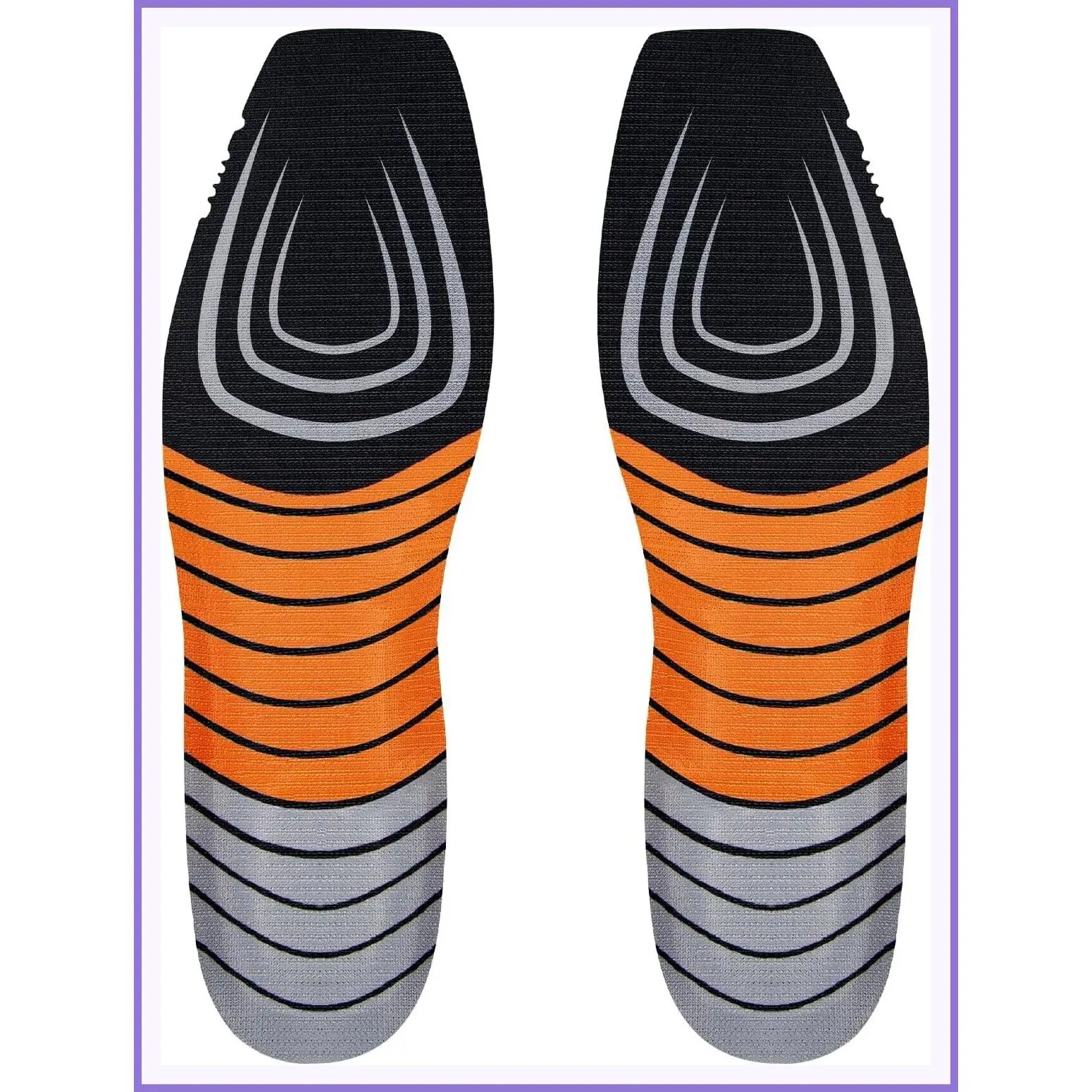 Square Toe Insoles for Cowboy Boots, Replacement Shoe Inserts for Men, All-Day Comfort, Shock Absorbing, Breathable, Supportive, Size M10.5-EU44Gift