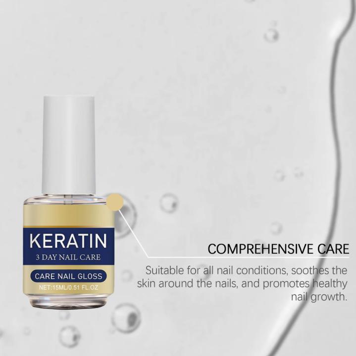 Nail Care Serum Keratin Amino Acids Strengthener Repair Brittle Weak Nails Long Lasting Growth Treatment