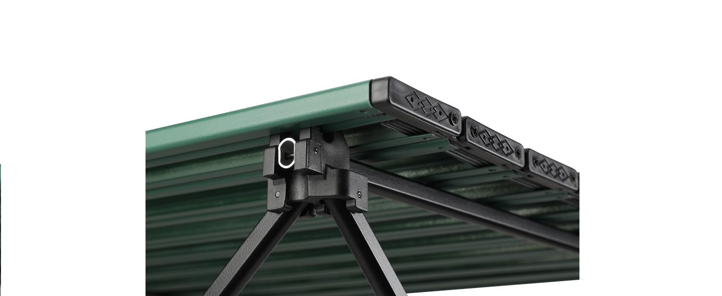 Portable Camping Side Table, Ultralight Aluminum Folding Beach Table with Carry Bag for Outdoor Cooking, Picnic, Camp, Boat, Travel