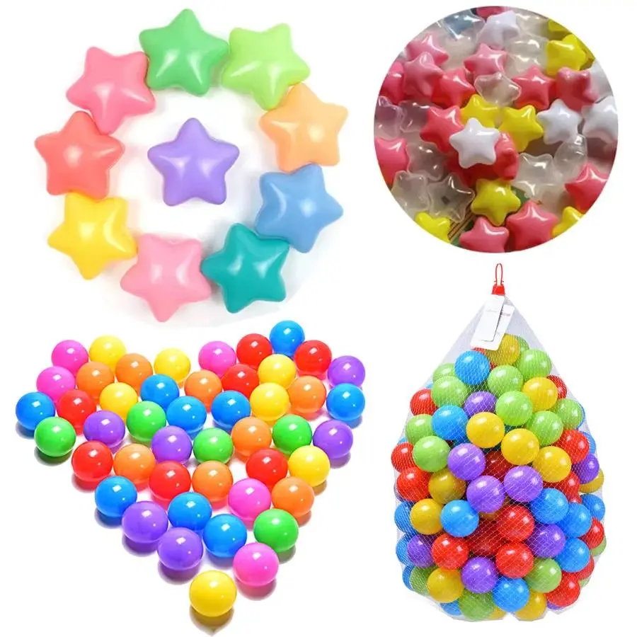 Colorful Plastic Ball Pit Balls Soft Play Balls for Indoor Outdoor Activity