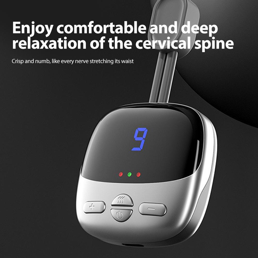 Smart Hanging Neck Massager EMS Muscle Massager Portable Hot Compress Neck and Cervical Spine Massager SPA Relaxation Treatment
