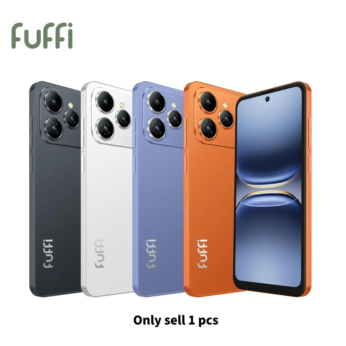 FUFFi M17 PRO Fashion Large Screen Smartphone, 6.56-Inch HD Screen, 4G Network, 2MP+2MP Camera, 3GB RAM, 32GB ROM, 3100mAh Battery, Dual SIM Dual Standby, Android 10.0