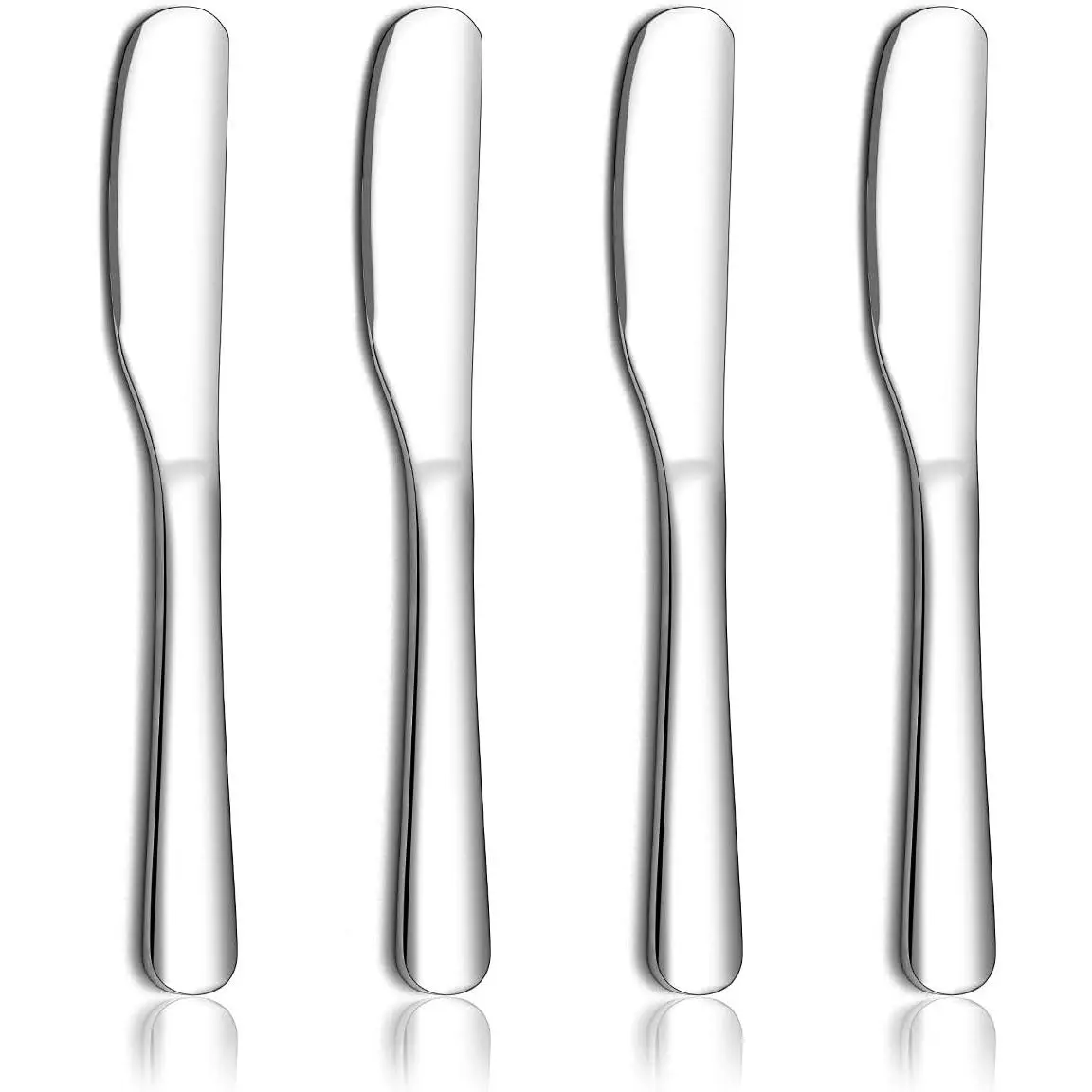 4 Pcs Stainless Steel Butter Spreader Knife Set, Kitchen Gadgets for Home, Restaurant & Party Use