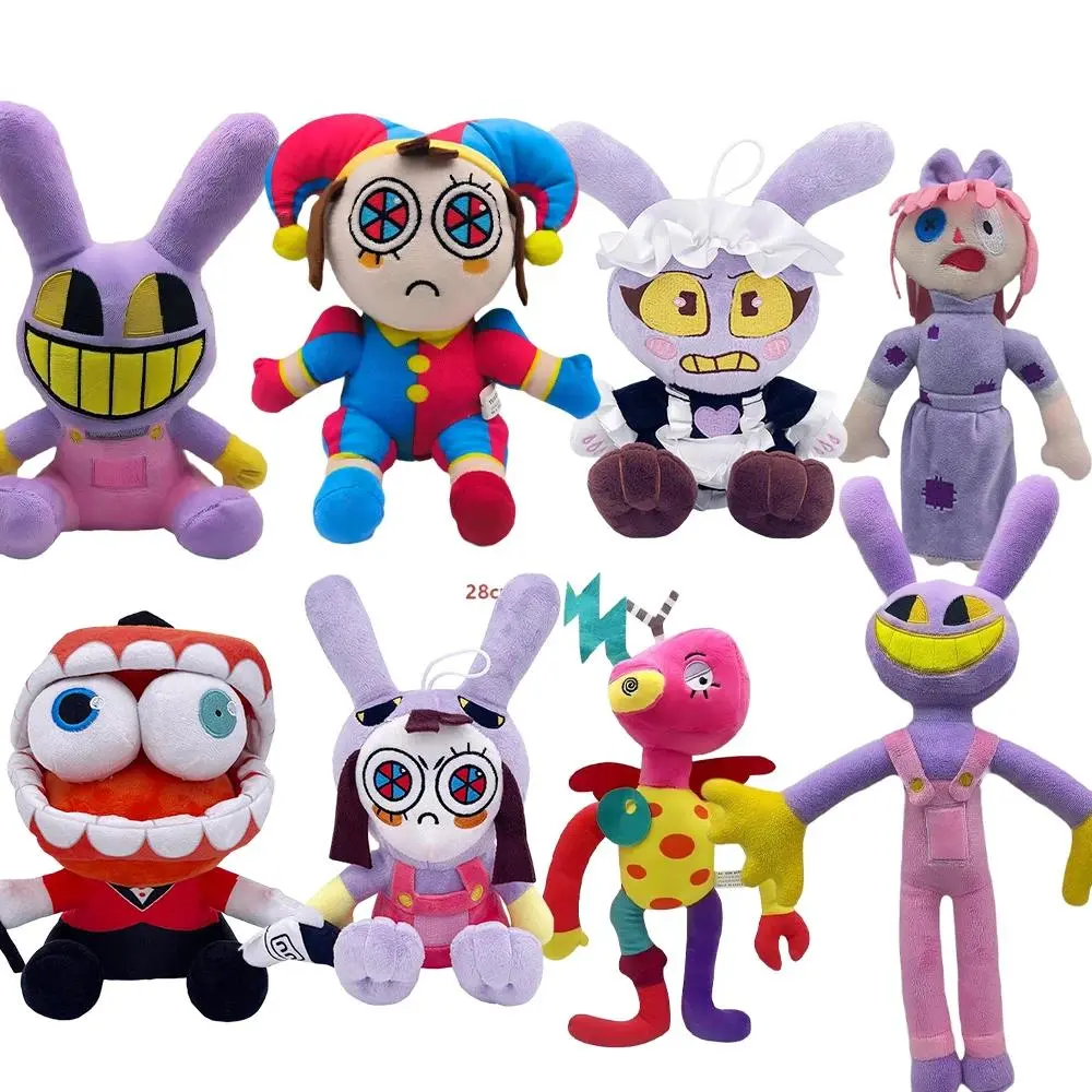 The Amazing Digital Plush Toys Amazing Circus Clown Rabbit Plush Dolls Periphery Stuffed Toy Adults Gift..