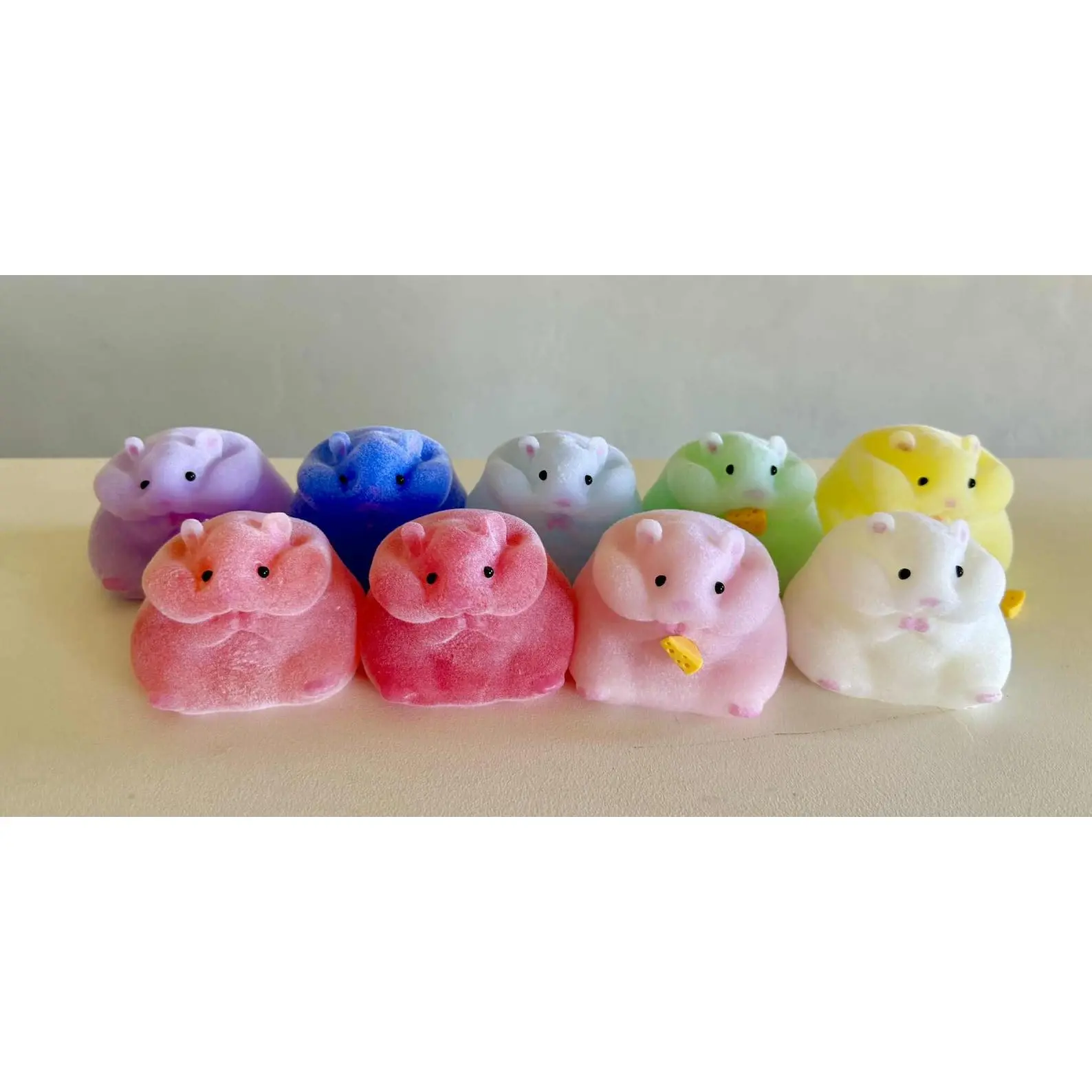 XL Hamster Squishy: Silicone Stress Relief Fidget Toy