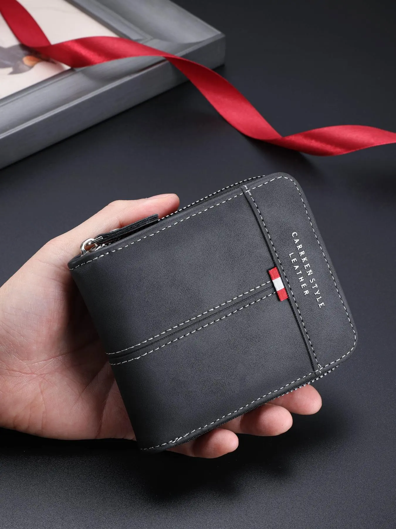2026 New Style Casual Trendy Solid Color Credit Card Holder Wallet, Card Organizer, Zipper Card Holder, Cardholder, Fashionable Wallet for Daily Use, Travel and Work Commute #GLOBAL PICKS