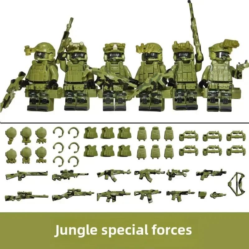 Children's Building Blocks Toy Mini Figure Humanoid Dolls Cartoon Character Birthday Gift Educational Playset for Kids