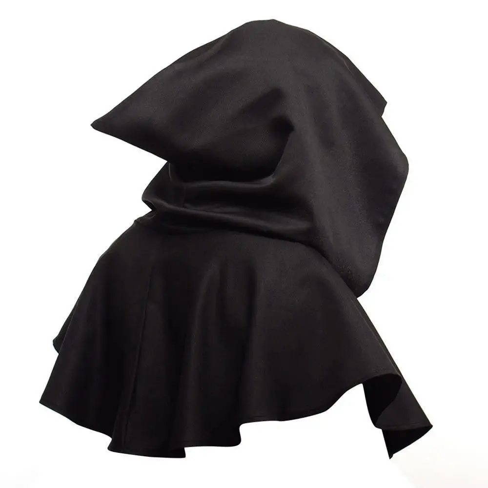 Fancy Party Multipurpose Adult Carnival Witch Wizard Unisex Party Coat Short Cloak Hooded Cape Hooded Cloak