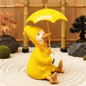 Cute Duckling Ornament for Outdoor Courtyard Garden, Simulation Animal Decorative Duck, Perfect for Garden Aesthetics and Nature Lovers