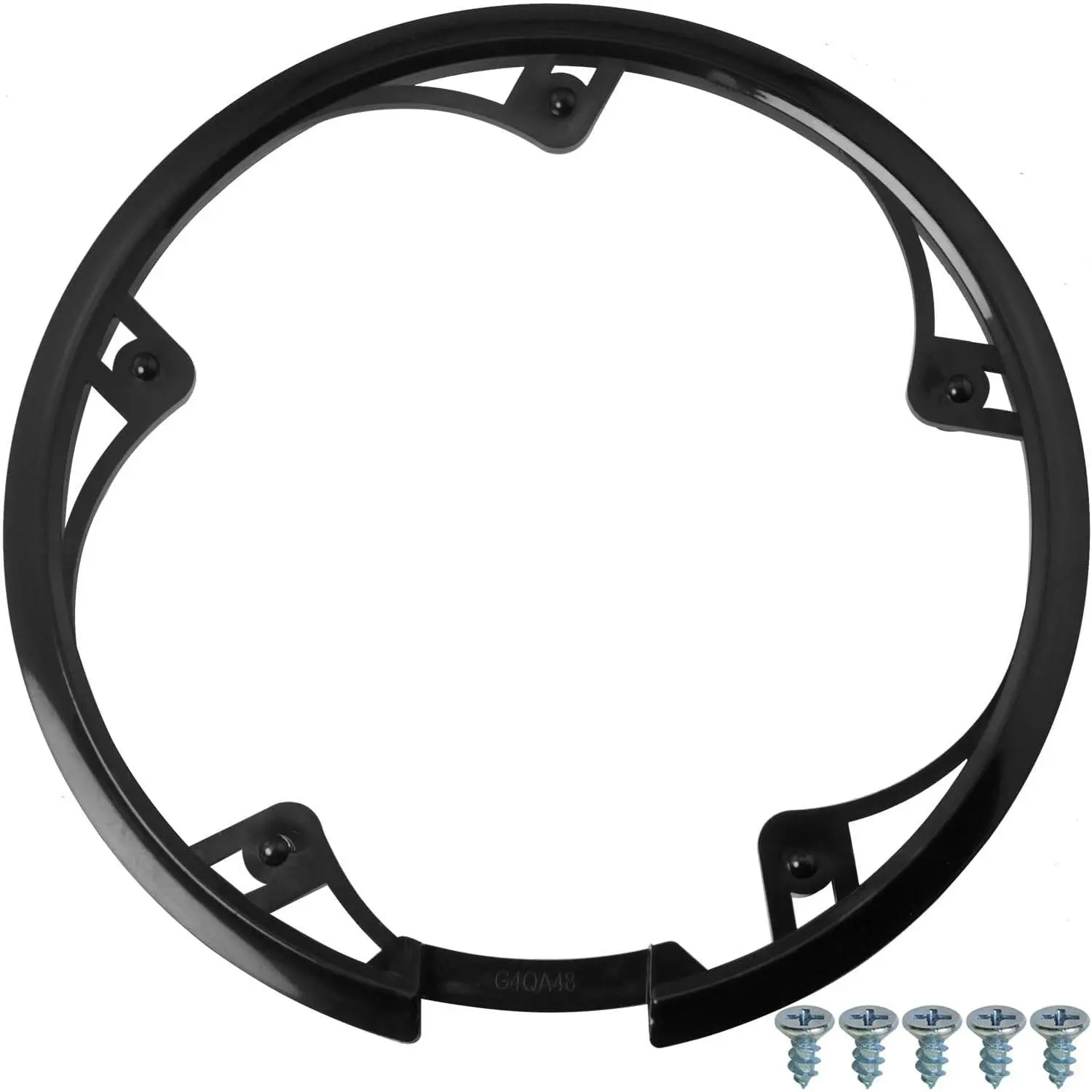 48  10cm 5 Holes   Crankset Chain Wheel Cover Adjacent Hole Spacing 10cm/3.94in Mountain  Chainring Cover Black 5 Screws