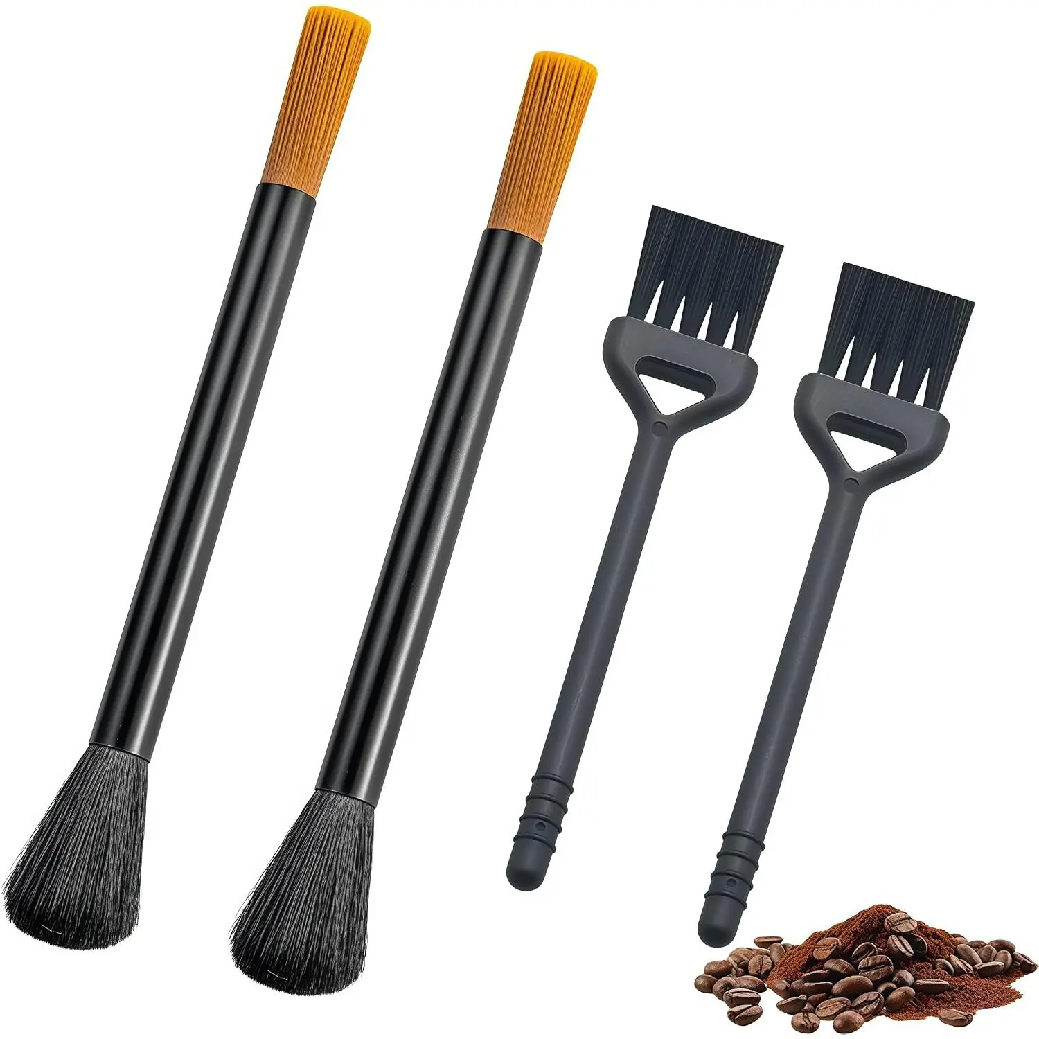 4 count Coffee  Cleaning Brush, Espresso Brush Accessories Machine Cleaning Brush for Barista and  Kitchen