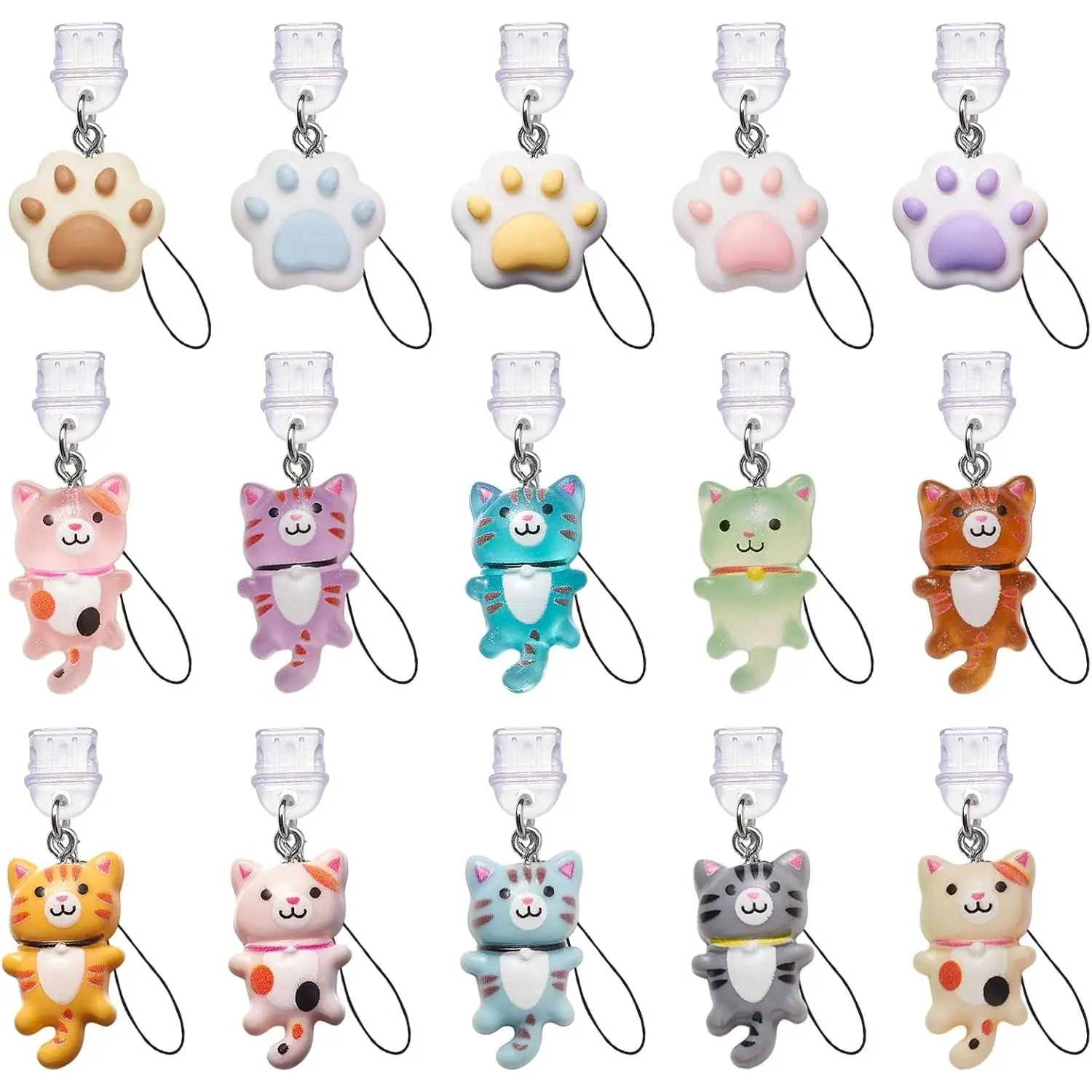 Dust Plug Charm Type C USB C Dust Plug with Alloy Aesthetics Pendant Cute  Port Protector Phone Charm Accessories for  Type-C Cell Phones