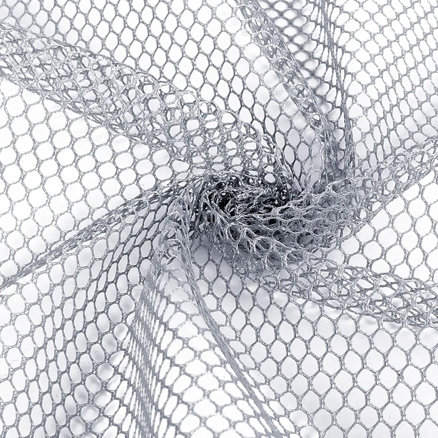 29.5 X 59 Inch Gray Mesh Fabric Slightly Stretchy for Backpack Pocket and Straps, Netting Clothes, Netting Bag Shopping Bag