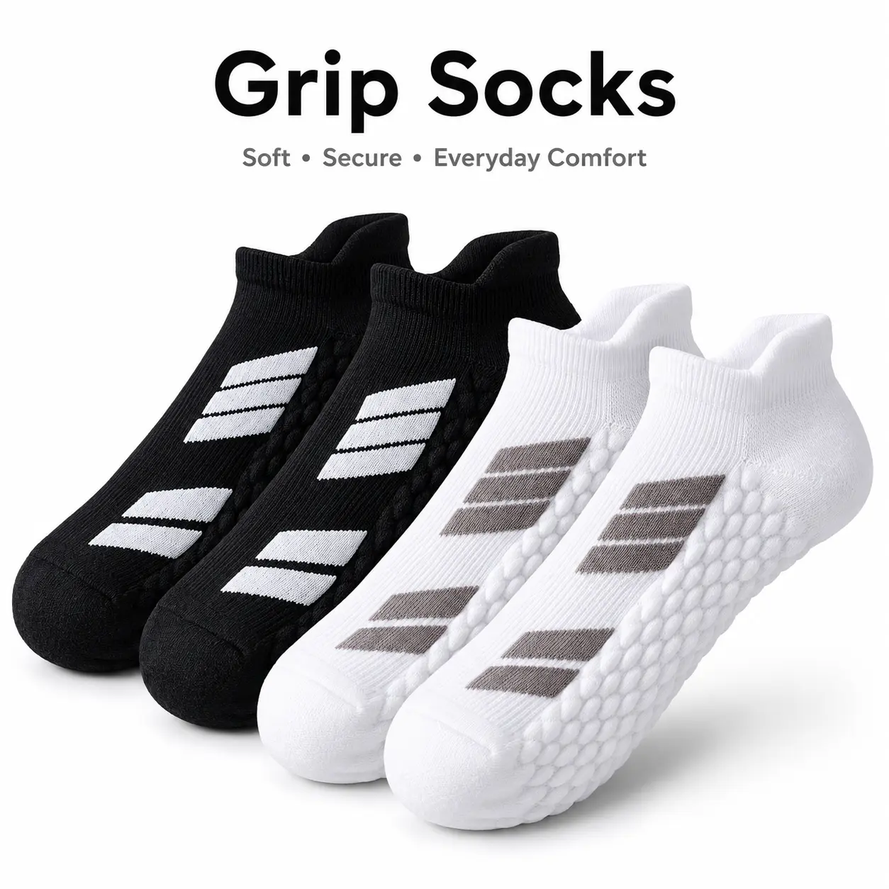Women's Cotton Athletic Socks, 10-Pair Pack with Anti-Skid Cushioned Towel Sole, Breathable for Multi-Sport Use, Large Size 10.5+, Sporty Chic dress invisible boat non-slip grip solid cushion gel Moisture-Wicking Ankle Socks crew leg warmer
