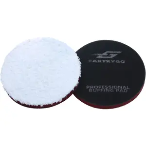 Microfiber  Pads 5 Inch, Heavy Duty Polishing Pads for  Action Polisher, Scratch & Swirl Remover,   Finishing Buffing Pads (2 Pack)