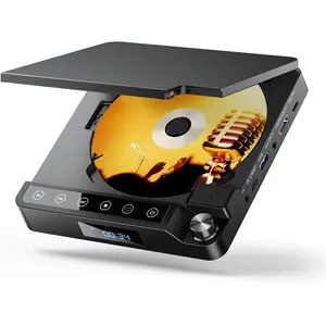 Mini DVD Player for TV,  Region Free DVD Player HDMI, Small Compact Flip-Top Design, with USB/TF Card Input, Supports PAL/NTSC