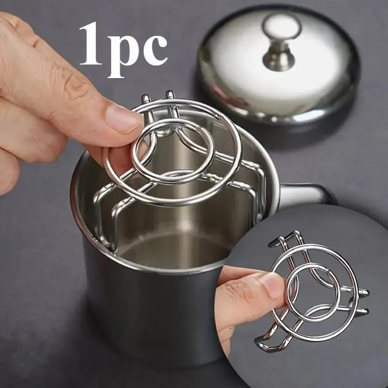 2 inch stainless steel steam rack mini steam rack electric rice cooker Mantou steamed bun rack used for cooking and heating Food Steamer Stainless Steel Steamer Cookware Kitchenware Kitchen