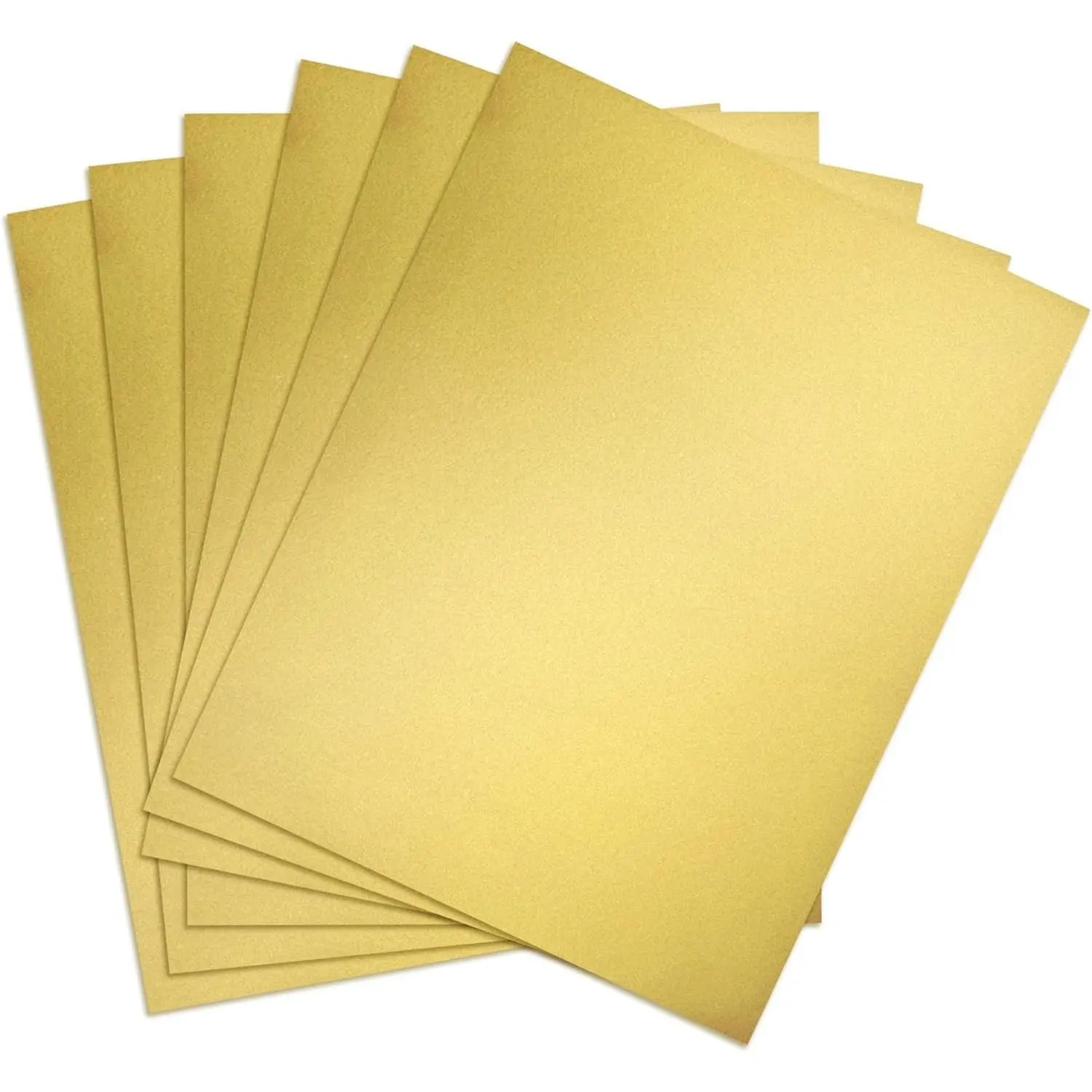 20 Sheets 8.5x11 Inch Golden Printable Sticker Paper for Inkjet & Laser Printer – DIY Party Favors, Gift Decor & Crafts
