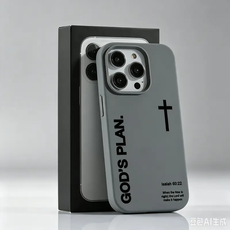 1PC Christian Bible Verse Cross Decorative Smartphone Case - Durable Cellphone Protection, Shockproof Bump Buffer, Skin-Feel Accessory for iPhone 17 Pro Max/16 Pro/15 Pro/14 Plus/13/12/11 Plus/Air & Samsung A16/Galaxy S24 Ultra, Ideal Gift for Women