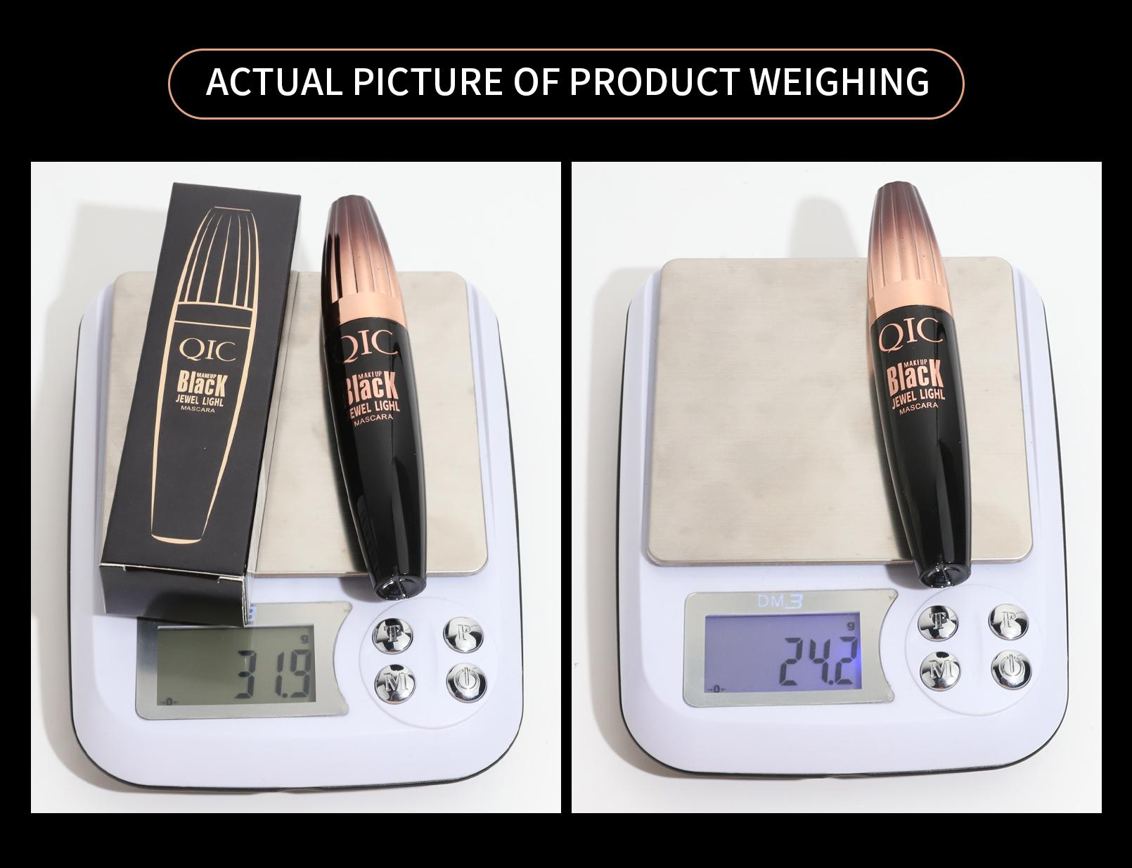 4D Waterproof Q835 Mascara - Single Item, Large Size, Encrypted Brush, Long-Lasting, Thickening, Curling, Smudge-Proof Beauty Cosmetic for Eye Enhancement, Durable Makeup Tool