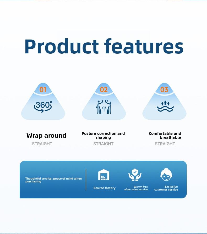 Shoulder posture corrector belt, invisible humpback corrector, humpback correction belt