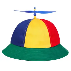 Unisex Propeller Bucket Hat, Sun Protection Leisure Cap for Outdoor Sports, Spring Autumn Travel & Beach Vacation